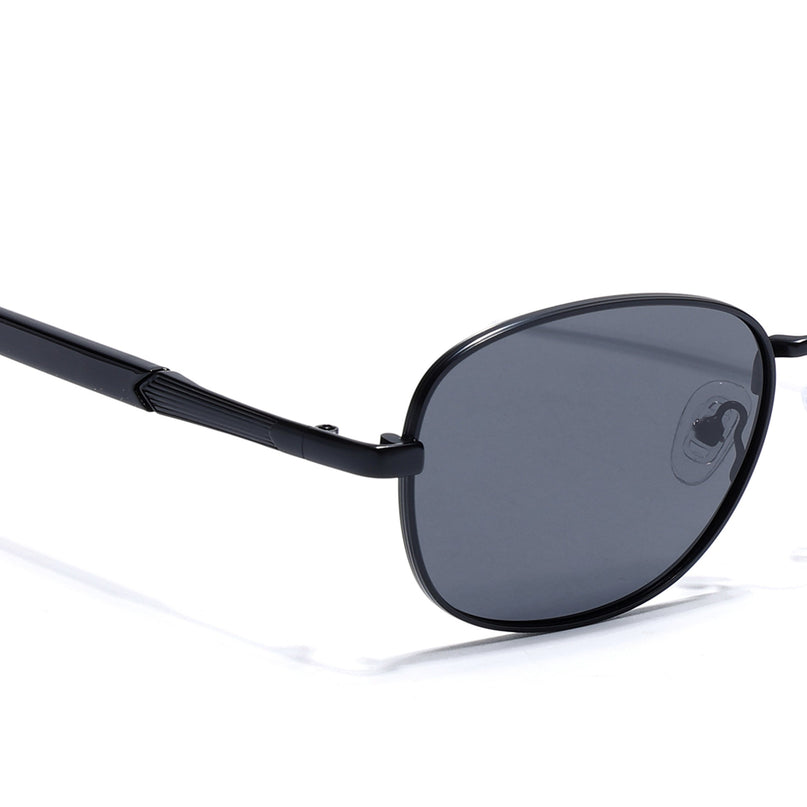 Dash | Black Unisex Polarized Sunglasses | Black Lens - PMG5847