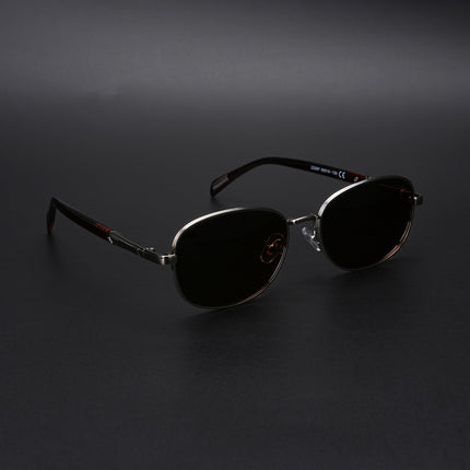 Dash | Silver Unisex Polarized Sunglasses | Brown Lens - PMG5849