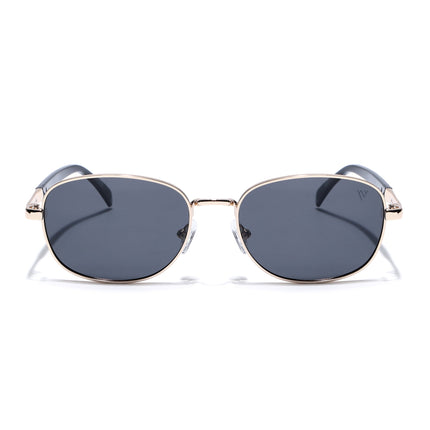 Dash | Gold Unisex Polarized Sunglasses | Black Lens - PMG5850