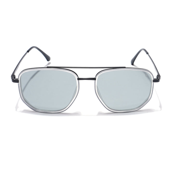 Voyage Select Square Polarized Sunglasses (Grey Lens | Grey & Black Frame - SLPMG5966)