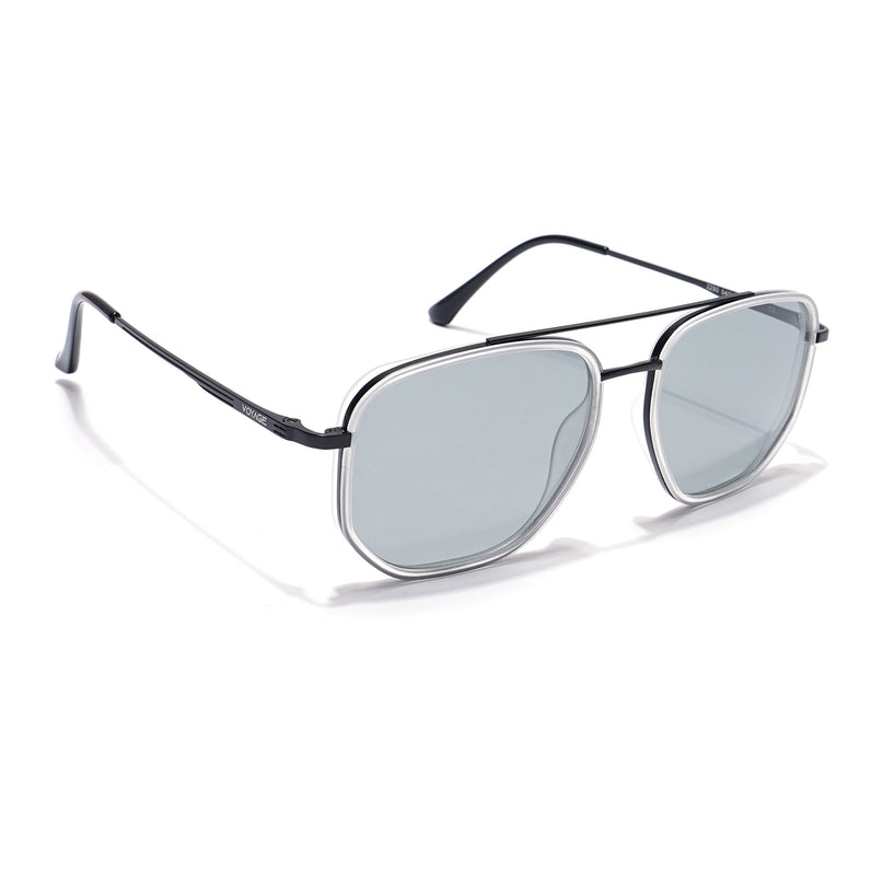 Voyage Select Square Polarized Sunglasses (Grey Lens | Grey & Black Frame - SLPMG5966)