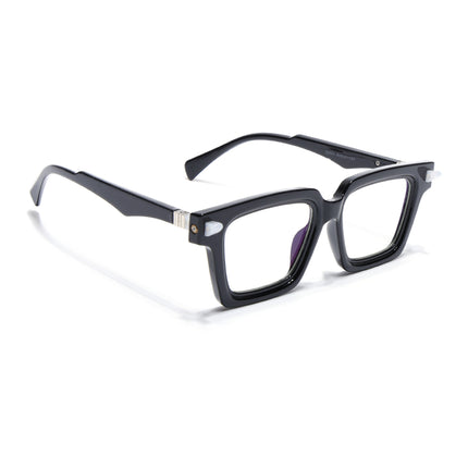 Voyage Goat Shine Black Square Eyeglasses for Men & Women - MG4877-C1