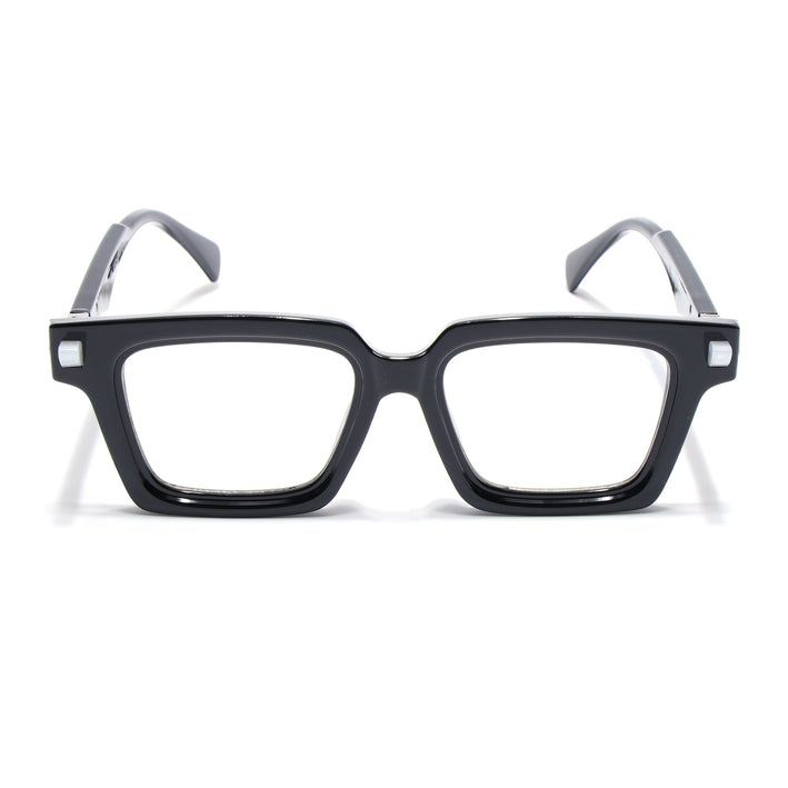 Voyage Goat Shine Black Square Eyeglasses for Men & Women - MG4877-C1