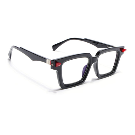 Voyage Goat Shine Black Square Eyeglasses for Men & Women - MG4878-C2