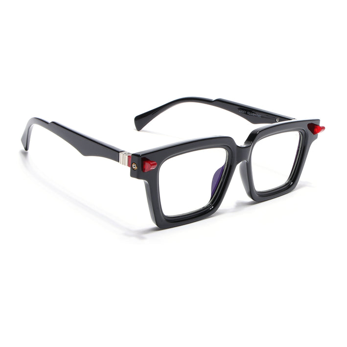 Voyage Goat Shine Black Square Eyeglasses for Men & Women - MG4878-C2