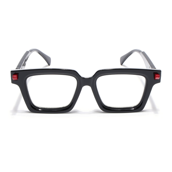 Voyage Goat Shine Black Square Eyeglasses for Men & Women - MG4878-C2