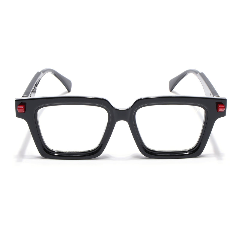 Voyage Goat Shine Black Square Eyeglasses for Men & Women - MG4878-C2