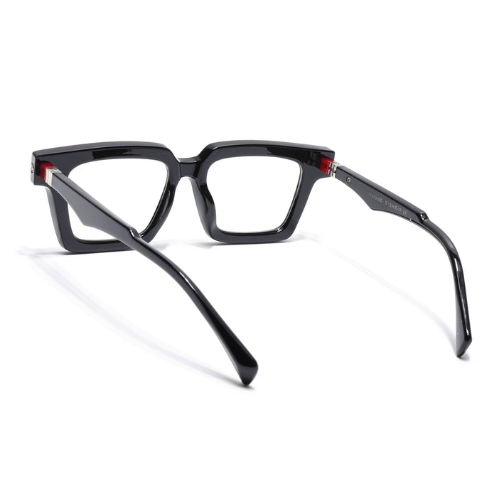 Voyage Goat Shine Black Square Eyeglasses for Men & Women - MG4878-C2
