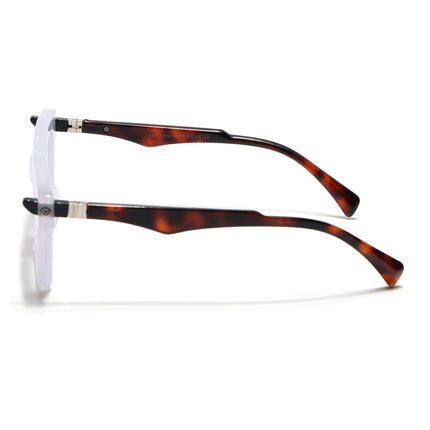 Voyage Goat Matt Transparent Square Eyeglasses for Men & Women - MG4879-C3