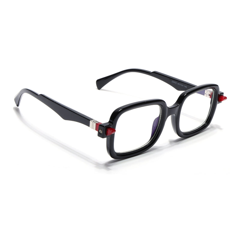 Voyage Goat Shine Black Square Eyeglasses for Men & Women - MG4882-C2