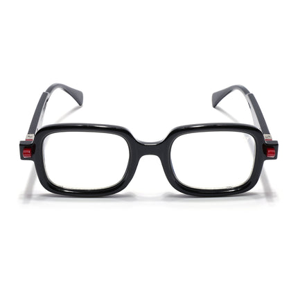 Voyage Goat Shine Black Square Eyeglasses for Men & Women - MG4882-C2