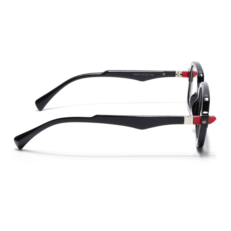 Voyage Goat Shine Black Square Eyeglasses for Men & Women - MG4882-C2