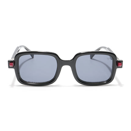 Shine Black Square Sunglasses - MG4885