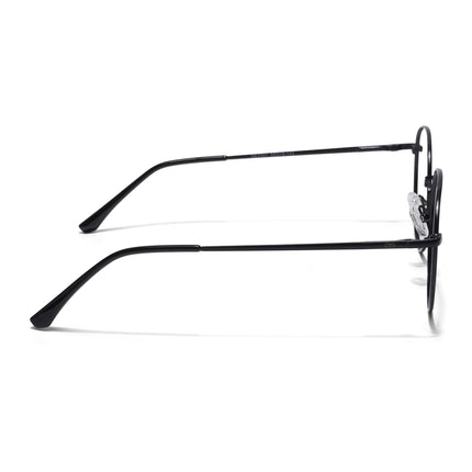 Goeye Thin Black Round Eyeglasses for Men & Women - GE1790-C1