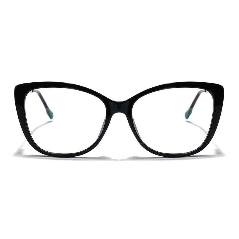 Voyage Glam Black Cateye Eyeglasses for Women - MG5611-C1