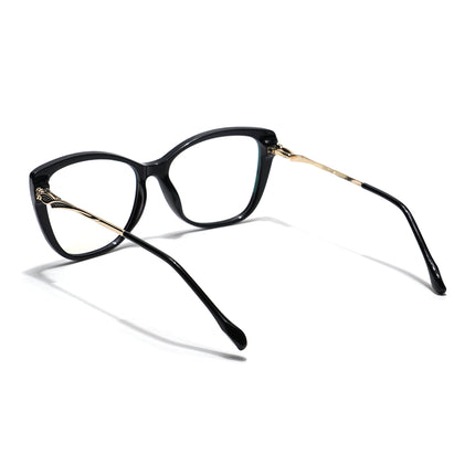 Voyage Glam Black Cateye Eyeglasses for Women - MG5611-C1
