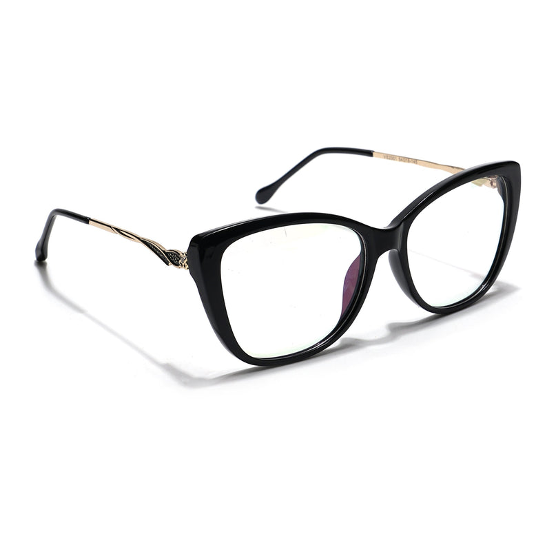 Voyage Glam Black Cateye Eyeglasses for Women - MG5611-C1