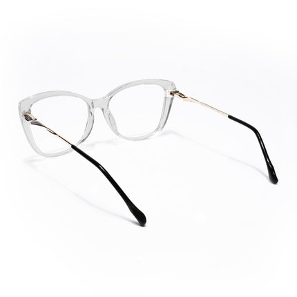 Voyage Glam Transparent Cateye Eyeglasses for Women - MG5612-C2