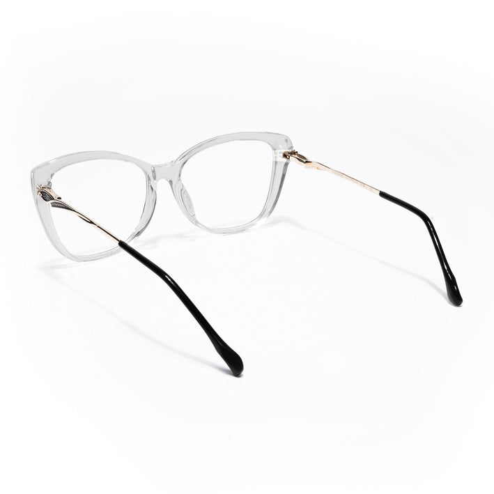 Voyage Glam Transparent Cateye Eyeglasses for Women - MG5612-C2