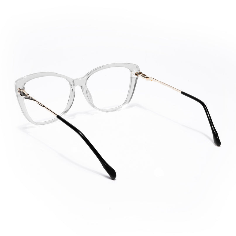 Voyage Glam Transparent Cateye Eyeglasses for Women - MG5612-C2