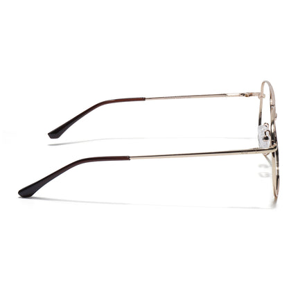 Goeye Thin Golden Aviator Eyeglasses for Men & Women - GE1798-C4
