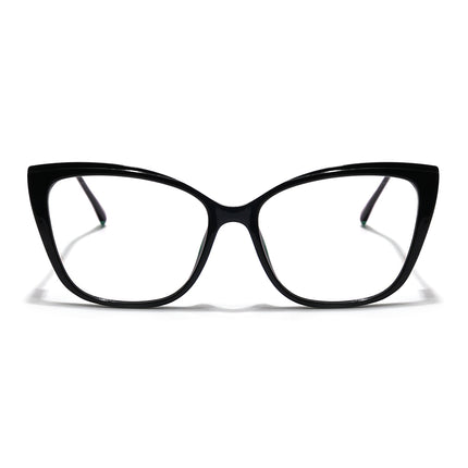 Voyage Glam Black Cateye Eyeglasses for Women - MG5614-C1