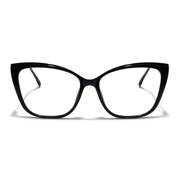 Voyage Glam Black Cateye Eyeglasses for Women - MG5614-C1