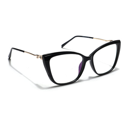 Voyage Glam Black Cateye Eyeglasses for Women - MG5614-C1