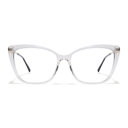 Voyage Glam Transparent Cateye Eyeglasses for Women - MG5615-C2