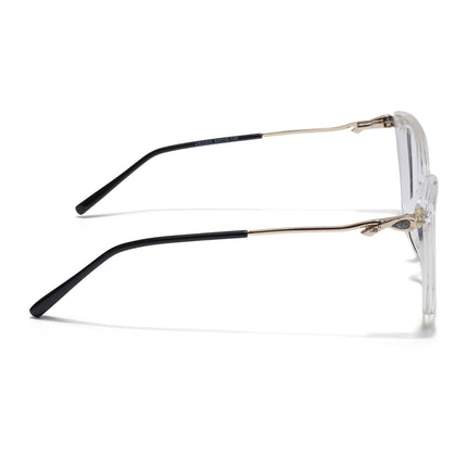 Voyage Glam Transparent Cateye Eyeglasses for Women - MG5615-C2