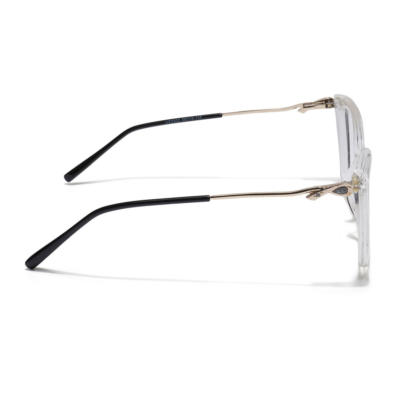 Voyage Glam Transparent Cateye Eyeglasses for Women - MG5615-C2