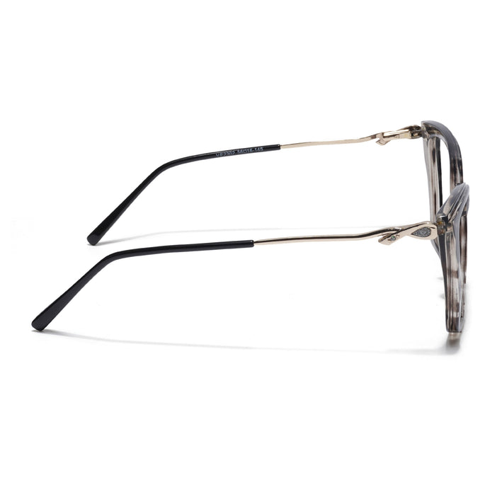 Voyage Glam Demi Black Cateye Eyeglasses for Women - MG5616-C3