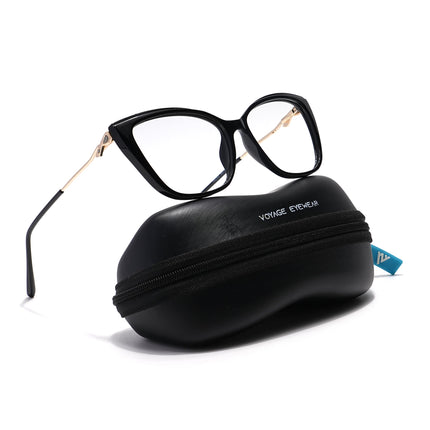 Voyage Glam Black Cateye Eyeglasses for Women - MG5614-C1