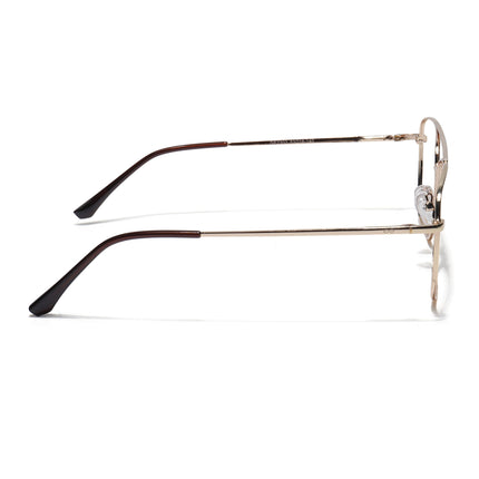 Goeye Thin Golden Wayfarer Eyeglasses for Men & Women - GE1803-C4