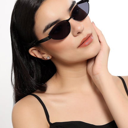 DIVA - Black Cateye Sunglasses for Women (2319CL2173)