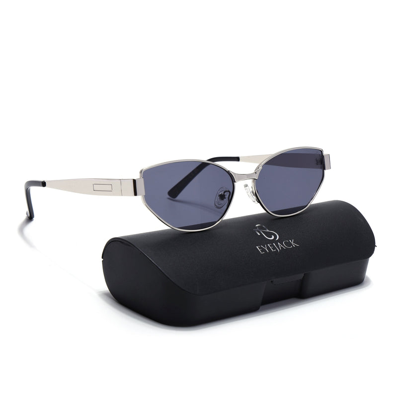 DIVA - Silver Cateye Sunglasses for Women (2319CL2174)