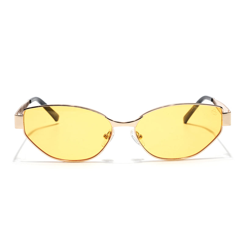 DIVA - Golden Cateye Sunglasses for Women (2319CL2176)