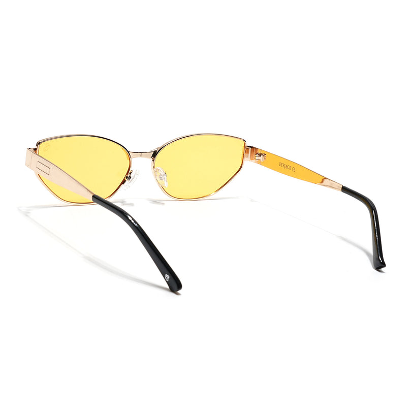 DIVA - Golden Cateye Sunglasses for Women (2319CL2176)