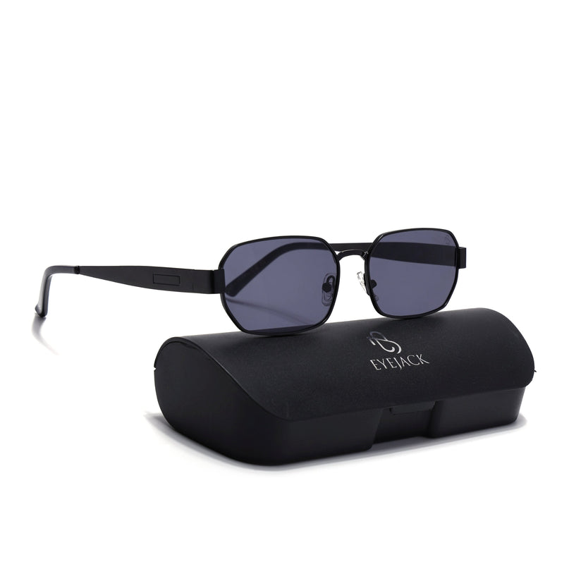 Alpha - Black Rectangle Sunglasses (2320CL2177)
