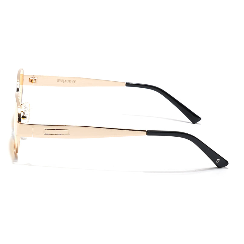 Alpha - Golden Rectangle Sunglasses I Yellow Lens (2320CL2181)
