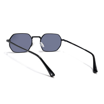 Auralis I Black Hexagonal Sunglasses - (2321CL2182)