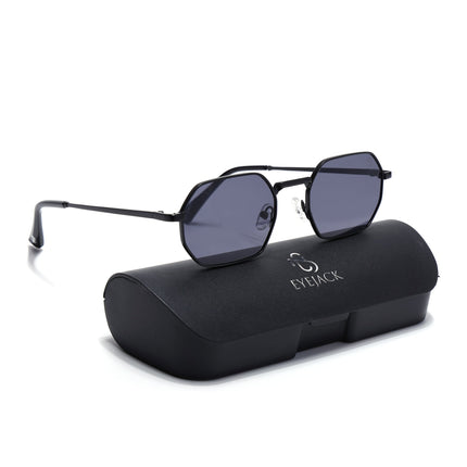 Auralis I Black Hexagonal Sunglasses - (2321CL2182)