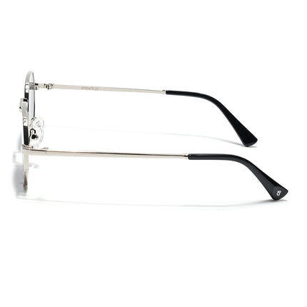 Auralis I Silver Hexagonal Sunglasses - (2321CL2183)