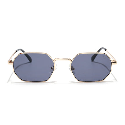 Auralis I Golden Hexagonal Sunglasses - (2321CL2184)