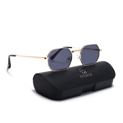 Auralis I Golden Hexagonal Sunglasses - (2321CL2184)