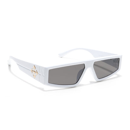 Crasher | White Rectangle Sunglasses - MG3873