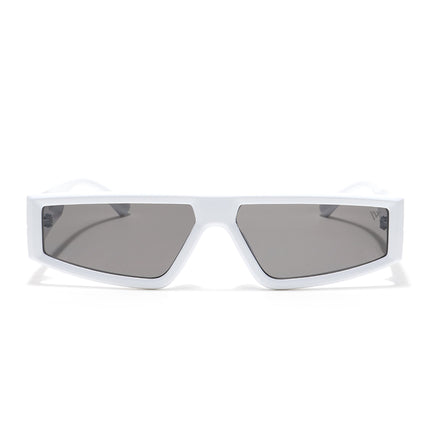 Crasher | White Rectangle Sunglasses - MG3873