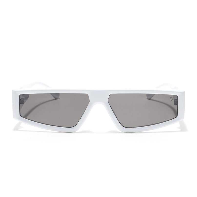 Crasher | White Rectangle Sunglasses - MG3873