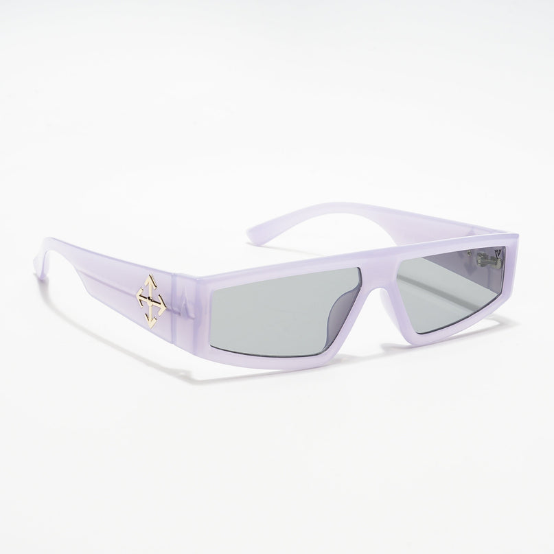 Crasher | Purple Rectangle Sunglasses - MG3874