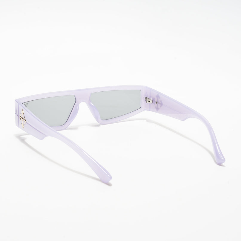 Crasher | Purple Rectangle Sunglasses - MG3874